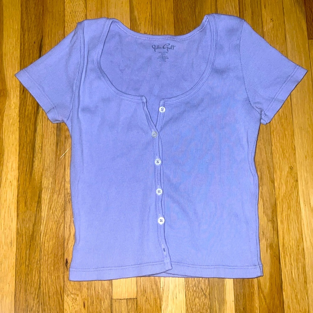 Brandy Melville purple crop top
